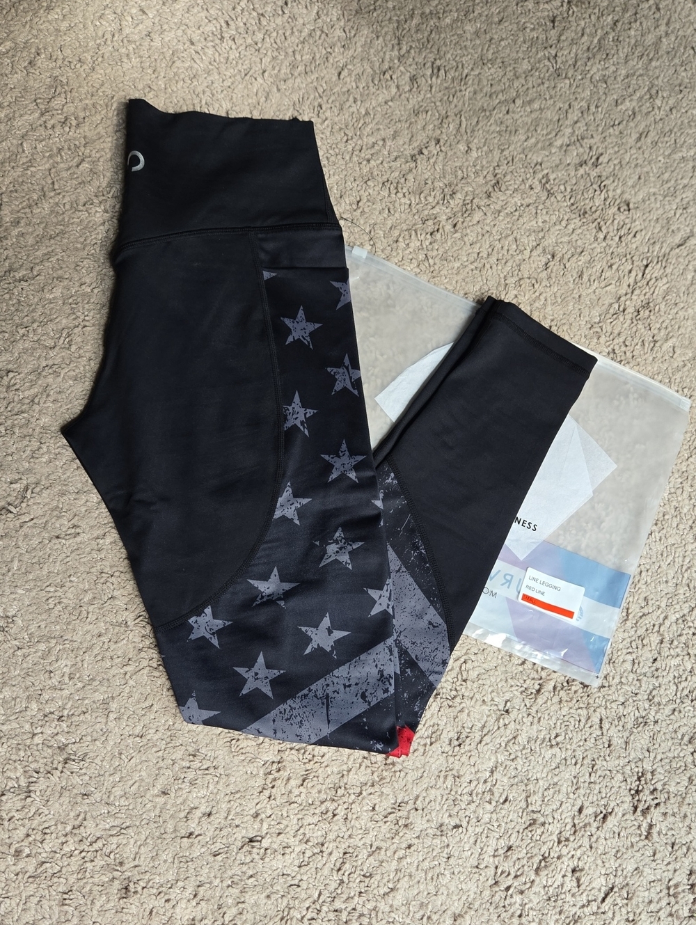 Curves and Combatboots Red-Line Leggings